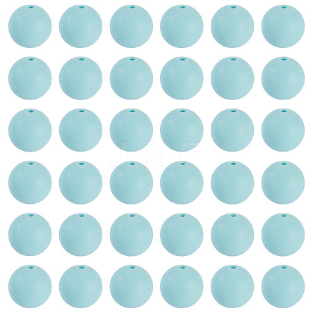 50Pcs Food Grade Eco-Friendly Silicone Beads SIL-TA0002-89J-1