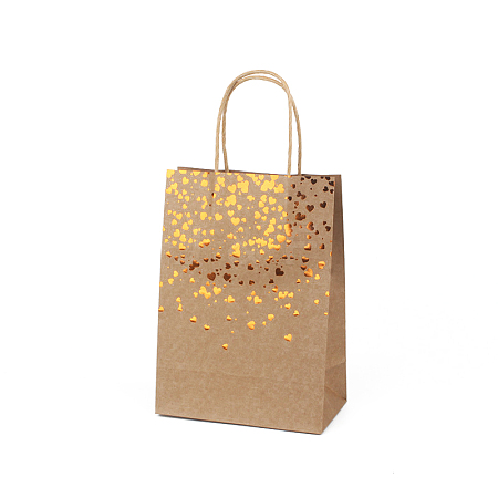 Stamping Style Kraft Paper Bags PAAG-PW0001-113G-1