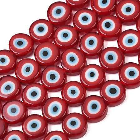 Handmade Evil Eye Lampwork Beads LAMP-C028-02D-1