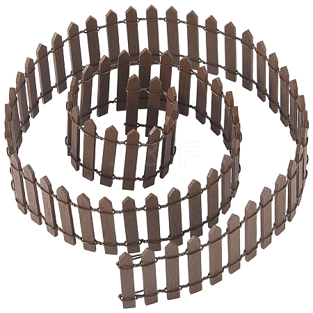 1Pc Wood Fence Ornaments WOOD-CN0001-28B-1