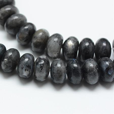 Natural Labradorite Bead Strands G-R408-5x8-02-1