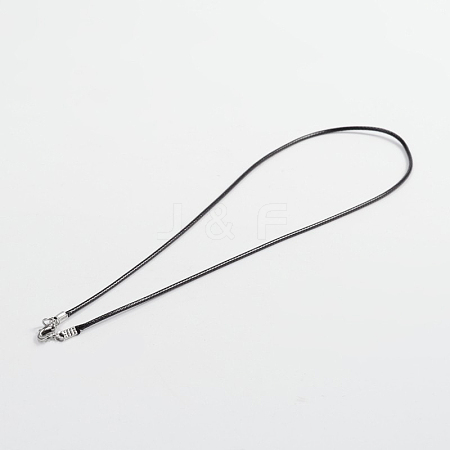 Waxed Cord Necklace Making MAK-L004-01A-1