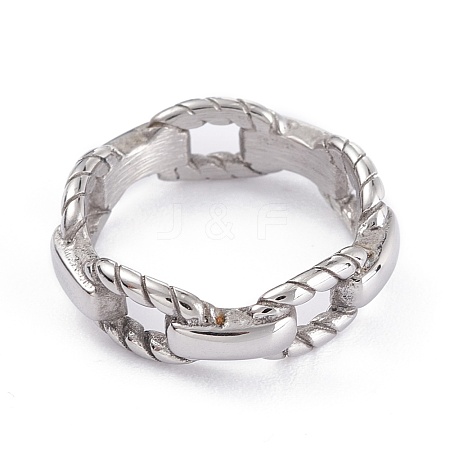 Tarnish Resistant Unisex 304 Stainless Steel Finger Rings RJEW-K233-03B-P-1