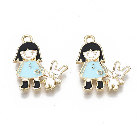 Eco-Friendly Zinc Alloy Pendants FIND-N048-53B-NR-1