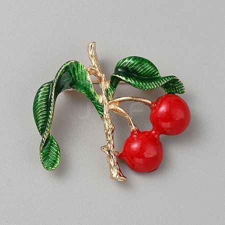 Cherry Enamel Pins JEWB-CJC0010-011-1