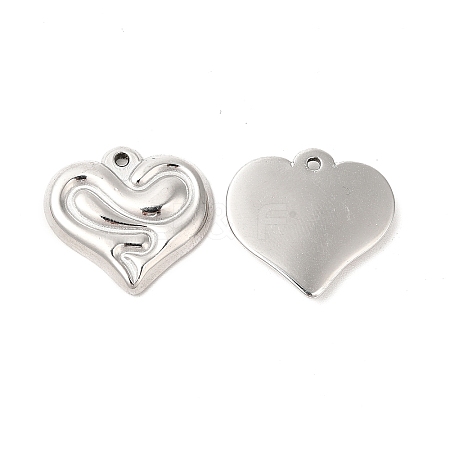 Non-Tarnish 304 Stainless Steel Pendants STAS-L268-032P-1