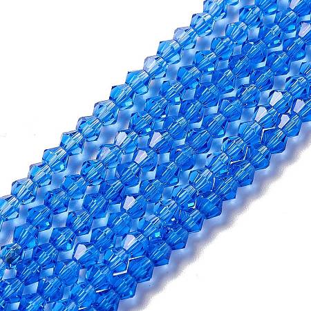 Imitation Austrian Crystal 5301 Bicone Beads X-GLAA-S026-3mm-02-1