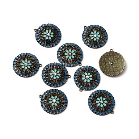 Alloy Enamel Pendants ENAM-WH0054-44B-1