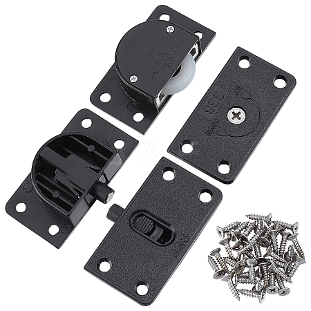4 Bags Zinc Alloy Door Push-Pull Wheel FIND-WR0013-08-1