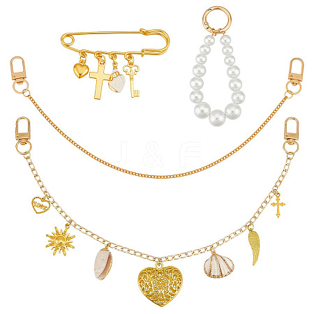 Bag Decorative Chain Kits HJEW-MA00031-1