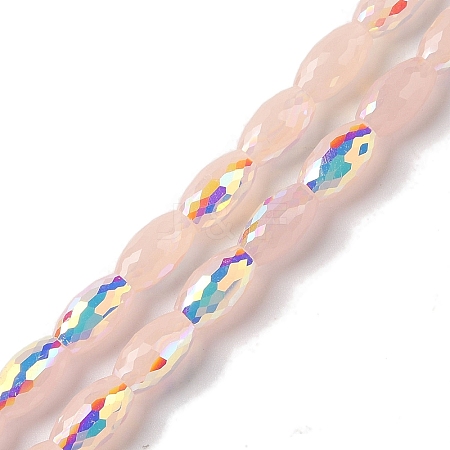 AB Color Plated Electroplate Beads Strands EGLA-H104-04A-1