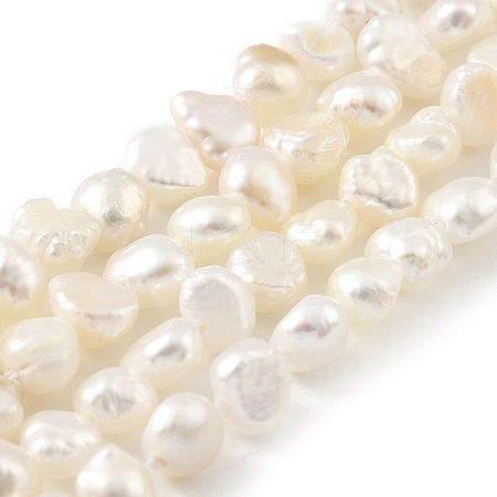 Natural Cultured Freshwater Pearl Beads Strands PEAR-A006-02B-1