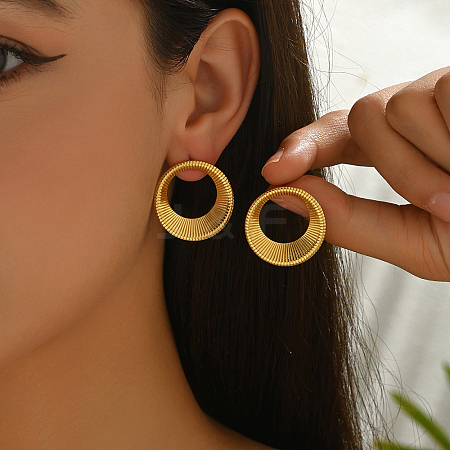 Stainless Steel Stud Earrings TO6247-1-1