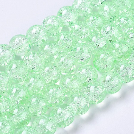 Crackle Glass Beads Strands CCG-Q001-8mm-A28-1
