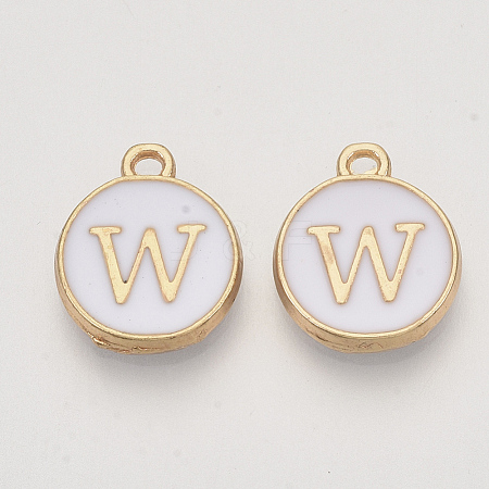 Golden Plated Alloy Charms ENAM-S118-01W-1