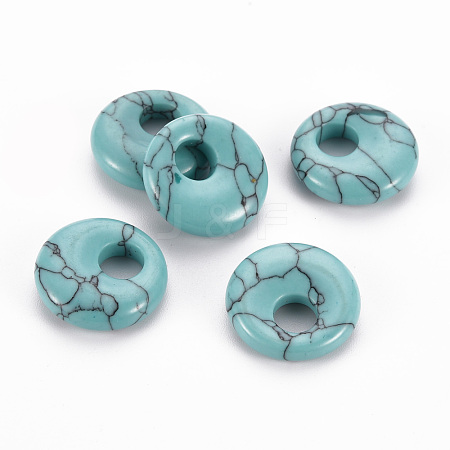 Synthetic Turquoise Pendants G-T122-67I-1