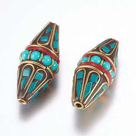 Handmade Indonesia Beads IPDL-F022-86A-1