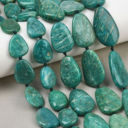 Natural Amazonite Beads Strands GG-CBA3D9B-09-1