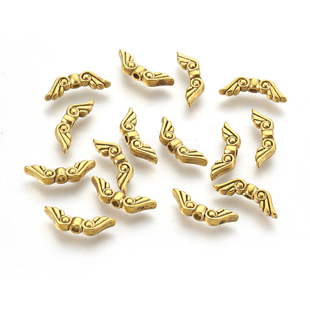 Tibetan Style Alloy Beads X-TIBEB-A11-3712-AG-FF-1