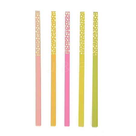Luminous Lucky Star Origami Paper DIY-WH0011-E01-1