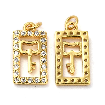 925 Sterling Silver Micro Pave Cubic Zirconia Charms STER-I010-05G-1