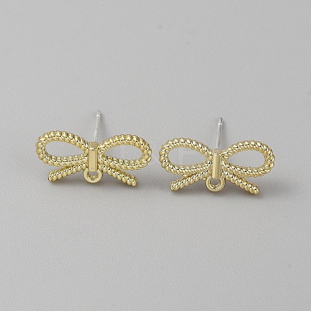 Alloy Studs Earrings Findings FIND-WH20004-94A-G-1