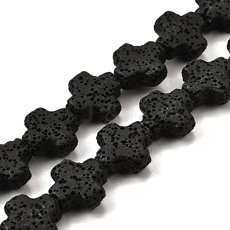 Natural Lava Rock Beads Strands G-L498-E02-01A-1