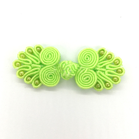 Handmade Chinese Frogs Knots Buttons Sets BUTT-WH0014-29O-1