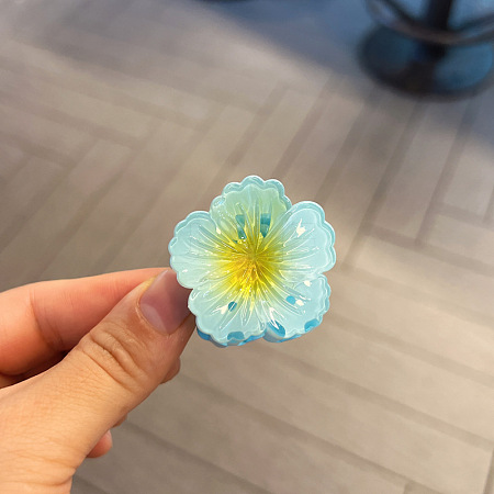 Flower Plastic Claw Hair Clips PW-WG3FA62-35-1