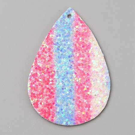 Imitation Leather Big Pendants FIND-TAC0008-58D-1