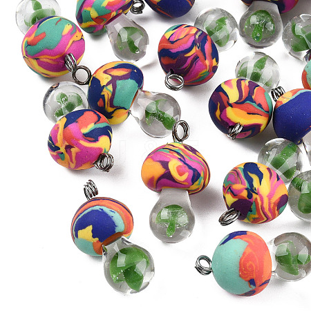 Handmade Polymer Clay Pendants CLAY-N010-065-A01-1