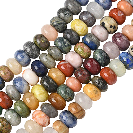 1 Strand Natural Mixed Gemstone Beads Strands G-PA0002-03-1