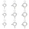 GOMAKERER 925 Sterling Silver Spring Ring Clasps with Open Jump Rings STER-GO0001-04S-1