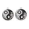 Printed Alloy Glass Pendants GL-CBA2376-01P-B-1