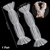 Polyester Detachable Long Mesh Sleeves AJEW-WH0270-354A-2