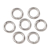 Tarnish Resistant 304 Stainless Steel Open Jump Rings X-STAS-Q186-02-5x0.8mm-1
