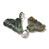 Natural Indian Agate Pendants G-Z067-01P-08-3