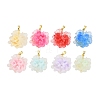 Rack Plating Brass Pendants KK-C082-15G-1