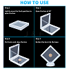 Polyethylene(PE) 3D Floating Frame Display Holder ODIS-FH0001-02B-02-3