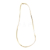 Brass Herringbone Chain Necklaces NJEW-B079-05C-2