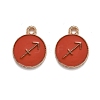 Alloy Enamel Pendants ENAM-S124-01B-12F-1