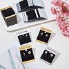 Fingerinspire Plastic Earring Display Card CDIS-FG0001-38-6