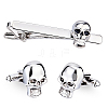 Alloy Cufflinks & Tie Clips Sets AJEW-WH0886-09A-1