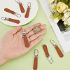 8Pcs PU Leather Zipper Pulls for Handbags Luggage and Jacket FIND-CL0002-09A-3