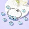 Rondelle Handmade Gold Sand Lampwork European Large Hole Beads LPDL-R007-07B-4