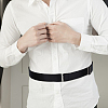 SUPERFINDINGS 2Pcs 2 Colors Simple Polyester Shirt Stay Belt AJEW-FH00004-17A-6