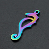 Ion Plating(IP) 201 Stainless Steel Pendants STAS-S105-JA585-2