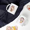 Cartoon Monkey Paper Stickers Set DIY-G066-35-5