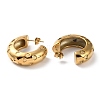 Ion Plating(IP) 304 Stainless Steel Stud Earrings for Women EJEW-F325-03G-2