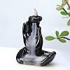 Ceramics Decorative Backflow Incense Burner Buddha's Hand Incense Holders Decoration Gift JX850A-1